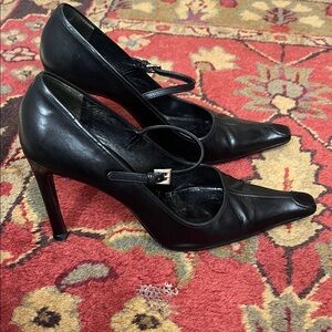 Authentic Prada mary jane stiletto heels. Size 37.